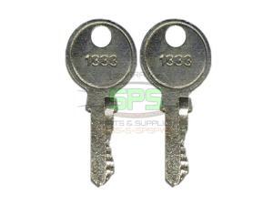 Generac 0D3037K KEY#1333 Set Of Two For 0D3037 Latch Generac 0D3037K KEY#1333 Set Of Two For 0D3037 Latch