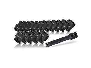 Powerbuilt® 18 pc 1/2" Drive SAE Impact Socket Set - 940837 Powerbuilt® 18 pc 1/2" Drive SAE Impact Socket Set - 940837