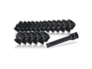 Powerbuilt® 18 pc 1/2" Drive Metric Impact Socket Set - 940838 Powerbuilt® 18 pc 1/2" Drive Metric Impact Socket Set - 940838