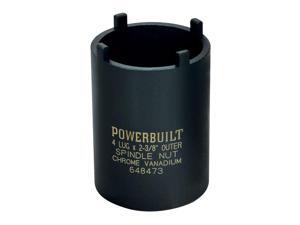 Powerbuilt® Spindle Nut Socket 4 Lugs Chevy, GMC, Dodge & Ford - 648473 Powerbuilt® Spindle Nut Socket 4 Lugs Chevy, GMC, Dodge & Ford - 648473