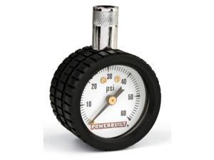 Powerbuilt Tire Gauge - 1.5" Dial Type - 940188 Powerbuilt Tire Gauge - 1.5" Dial Type - 940188