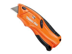 Trades Pro Quick Change Squeeze Blade Safety Utility Knife Box Cutter - 838013 Trades Pro Quick Change Squeeze Blade Safety Utility Knife Box Cutter - 838013