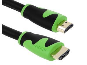 FORSPARK High Speed Ultra HDMI Cable 50ft(15.3m) with Ethernet-CL3 HDMI 1.4 - 2.0 Professional - 3D - Ultra HD 4k 2160p - Full HD 1080p - Audio Return Channel (ARC) - 24k Gold plated connectors, Green FORSPARK High Speed Ultra HDMI Cable 50ft(15.3m) with Ethernet-CL3 HDMI 1.4 - 2.0 Professional - 3D - Ultra HD 4k 2160p - Full HD 1080p - Audio Return Channel (ARC) - 24k Gold plated connectors, Green
