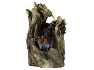 Sunnydaze Cascading Caves Waterfall Tabletop Fountain with LED Lights, 14 Inch Tall Sunnydaze Cascading Caves Waterfall Tabletop Fountain with LED Lights, 14 Inch Tall