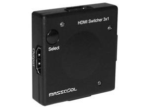 MASSCOOL HS-MA103S ULTRA SLIM HDMI SWITCH, 3 IN 1 OUT MASSCOOL HS-MA103S ULTRA SLIM HDMI SWITCH, 3 IN 1 OUT