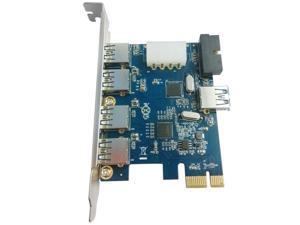 WBTUO LTU37P PCI-E 4-Port USB 3.0 + 1-Port USB 3.0 + USB 3.0 20 PIN Expan WBTUO LTU37P PCI-E 4-Port USB 3.0 + 1-Port USB 3.0 + USB 3.0 20 PIN Expan