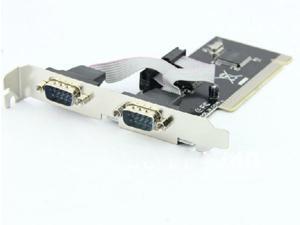 F05632 PCI to COM Dual RS232 Serial I/O Port Card Adapter 2 Port 9 Pin F05632 PCI to COM Dual RS232 Serial I/O Port Card Adapter 2 Port 9 Pin