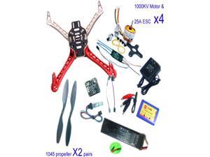 RC 4 Axis Multi QuadCopter UFO ARF/Kit No TX&RX:KK V2.3 Circuit board+1000KV Motor+30A ESC+Lipo+F450 Flamewheel RC 4 Axis Multi QuadCopter UFO ARF/Kit No TX&RX:KK V2.3 Circuit board+1000KV Motor+30A ESC+Lipo+F450 Flamewheel
