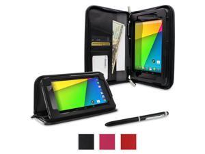 Google Nexus 7 2013 Case, Nexus 7 FHD 2nd Gen Case, rooCASE Executive Portfolio Genuine Leather Stand Smart Auto Wake / Sleep Cover for Asus, Black Google Nexus 7 2013 Case, Nexus 7 FHD 2nd Gen Case, rooCASE Executive Portfolio Genuine Leather Stand Smart Auto Wake / Sleep Cover for Asus, Black