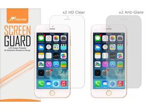 iPhone 6s Screen Protector, roocase 4-Pack iPhone 6s (x2 Anti-Glare Matte & x2 HD Clear) Screen Protectors Film Guard for Apple iPhone 6 / 6s (2015) iPhone 6s Screen Protector, roocase 4-Pack iPhone 6s (x2 Anti-Glare Matte & x2 HD Clear) Screen Protectors Film Guard for Apple iPhone 6 / 6s (2015)
