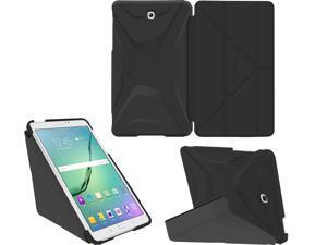 Galaxy Tab S2 9.7 Case - roocase Origami 3D Galaxy Tab S2 9.7 Slim Shell Case Smart Cover Stand with Auto Sleep / Wake for Samsung Galaxy Tab S2 9.7, Granite Black Galaxy Tab S2 9.7 Case - roocase Origami 3D Galaxy Tab S2 9.7 Slim Shell Case Smart Cover Stand with Auto Sleep / Wake for Samsung Galaxy Tab S2 9.7, Granite Black