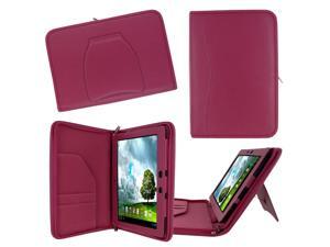 rooCASE ASUS MeMO Pad FHD 10 ME302C / MeMO Pad Smart 10 ME301T Executive Portfolio Leather Case Cover - Magenta rooCASE ASUS MeMO Pad FHD 10 ME302C / MeMO Pad Smart 10 ME301T Executive Portfolio Leather Case Cover - Magenta