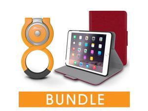 roocase iPad Mini Orb Bundle, Folio Case Cover Stand for Apple iPad Mini 4 / Mini 3 2 1 with Orb Loop Stand - Rotating and Detachable iPad Mini 4 / Mini 3 2 1 Tablet Shell Case, Red roocase iPad Mini Orb Bundle, Folio Case Cover Stand for Apple iPad Mini 4 / Mini 3 2 1 with Orb Loop Stand - Rotating and Detachable iPad Mini 4 / Mini 3 2 1 Tablet Shell Case, Red