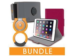 roocase iPad Mini Orb Bundle, Folio Case Cover Stand for Apple iPad Mini 4 / Mini 3 2 1 with Orb Loop and Strap - Rotating and Detachable iPad Mini 4 / Mini 3 2 1 Tablet Shell Case, Magenta roocase iPad Mini Orb Bundle, Folio Case Cover Stand for Apple iPad Mini 4 / Mini 3 2 1 with Orb Loop and Strap - Rotating and Detachable iPad Mini 4 / Mini 3 2 1 Tablet Shell Case, Magenta