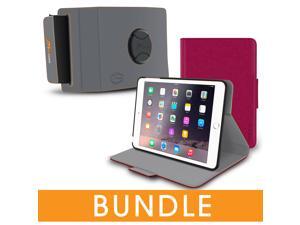 roocase iPad Mini Orb Bundle, Folio Case Cover Stand for Apple iPad Mini 4 / Mini 3 2 1 with Orb Strap Holder - Rotating and Detachable iPad Mini 4 / Mini 3 2 1 Tablet Shell Case, Magenta roocase iPad Mini Orb Bundle, Folio Case Cover Stand for Apple iPad Mini 4 / Mini 3 2 1 with Orb Strap Holder - Rotating and Detachable iPad Mini 4 / Mini 3 2 1 Tablet Shell Case, Magenta