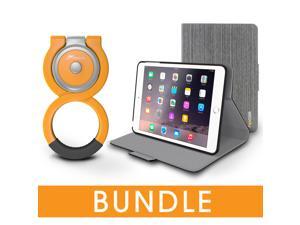 roocase iPad Mini Orb Bundle, Folio Case Cover Stand for Apple iPad Mini 4 / Mini 3 2 1 with Orb Loop Stand - Rotating and Detachable iPad Mini 4 / Mini 3 2 1 Tablet Shell Case, Canvas Gray roocase iPad Mini Orb Bundle, Folio Case Cover Stand for Apple iPad Mini 4 / Mini 3 2 1 with Orb Loop Stand - Rotating and Detachable iPad Mini 4 / Mini 3 2 1 Tablet Shell Case, Canvas Gray