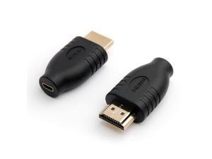 GearIt Micro HDMI Adapter - HDMI Male (Type-A) to Micro HDMI Female (Type-D) Gold Plated Connector Converter Adapter - Lifetime Warranty GearIt Micro HDMI Adapter - HDMI Male (Type-A) to Micro HDMI Female (Type-D) Gold Plated Connector Converter Adapter - Lifetime Warranty