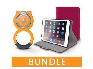 roocase iPad Mini Orb Bundle, Folio Case Cover Stand for Apple iPad Mini 4 / Mini 3 2 1 with Orb Loop Stand - Rotating and Detachable iPad Mini 4 / Mini 3 2 1 Tablet Shell Case, Magenta roocase iPad Mini Orb Bundle, Folio Case Cover Stand for Apple iPad Mini 4 / Mini 3 2 1 with Orb Loop Stand - Rotating and Detachable iPad Mini 4 / Mini 3 2 1 Tablet Shell Case, Magenta