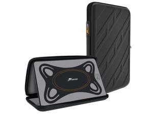 roocase 7-inch Universal Tablet Case - Orb Exec Portfolio EVA Tablet Case - 360 Rotating Detachable Universal Shell Cover with Stand for 7.0 to 8.4 inch Tablet, Black roocase 7-inch Universal Tablet Case - Orb Exec Portfolio EVA Tablet Case - 360 Rotating Detachable Universal Shell Cover with Stand for 7.0 to 8.4 inch Tablet, Black