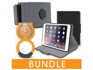 roocase iPad Mini Orb Bundle, Folio Case Cover Stand for Apple iPad Mini 4 / Mini 3 2 1 with Orb Loop and Strap - Rotating and Detachable iPad Mini 4 / Mini 3 2 1 Tablet Shell Case, Black roocase iPad Mini Orb Bundle, Folio Case Cover Stand for Apple iPad Mini 4 / Mini 3 2 1 with Orb Loop and Strap - Rotating and Detachable iPad Mini 4 / Mini 3 2 1 Tablet Shell Case, Black