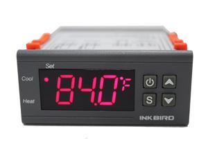 Inkbird All-Purpose Digital Temperature Controller Fahrenheit &Centigrade Display Thermostat w Sensor 2 Relays,Heating Cooling Control Inkbird All-Purpose Digital Temperature Controller Fahrenheit &Centigrade Display Thermostat w Sensor 2 Relays,Heating Cooling Control