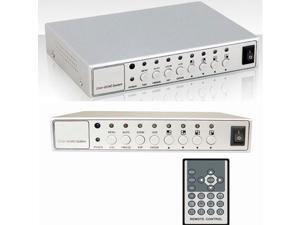 HD 4CH 4 Channel Color CCTV Security Camera Video Quad Processor Splitter Remote Control For Home Security Camera HD 4CH 4 Channel Color CCTV Security Camera Video Quad Processor Splitter Remote Control For Home Security Camera