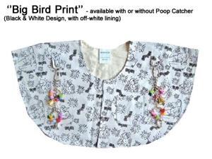 Protective Shoulder Cape for Bird Owners - " Big Bird " with Poop Catcher Protective Shoulder Cape for Bird Owners - " Big Bird " with Poop Catcher