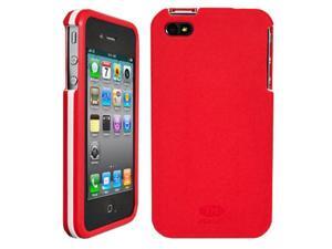 OEM AGF Beetle Shell Two-Piece Frame Case, Apple iPhone 4 4S - Red & White OEM AGF Beetle Shell Two-Piece Frame Case, Apple iPhone 4 4S - Red & White