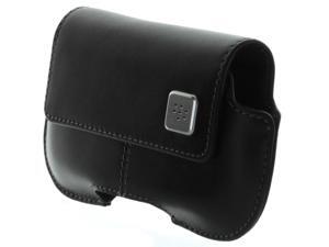 BlackBerry OEM Horizontal Leather Pouch w/Belt Clip, Black, Curve 8900/8520/8530 BlackBerry OEM Horizontal Leather Pouch w/Belt Clip, Black, Curve 8900/8520/8530