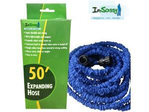 Blue Expandable Hose with Sprayer 50 Feet Blue Expandable Hose with Sprayer 50 Feet