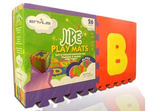 EnviUs Jibe Play Mat Alpha : Formamide Free 26 Pieces 12" x 12" x 6/15" (FREE Borders) EnviUs Jibe Play Mat Alpha : Formamide Free 26 Pieces 12" x 12" x 6/15" (FREE Borders)