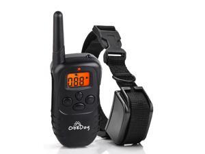 ObeDog 330 Yards Stride Rechargeable & Weatherproof Dog Training Collar with Amber LCD Remote - Vibration / Static Shock / Tone Training Stimulation for All Dogs ObeDog 330 Yards Stride Rechargeable & Weatherproof Dog Training Collar with Amber LCD Remote - Vibration / Static Shock / Tone Training Stimulation for All Dogs