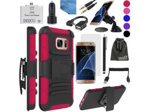 EEEKit 8in1 Starter Kit for Samsung Galaxy S7 Edge ,Hybrid Cover Case,Screen Protector,OTG Card Reader/Cable,Audio Cable,Car Charger/Mount,USB Cable EEEKit 8in1 Starter Kit for Samsung Galaxy S7 Edge ,Hybrid Cover Case,Screen Protector,OTG Card Reader/Cable,Audio Cable,Car Charger/Mount,USB Cable