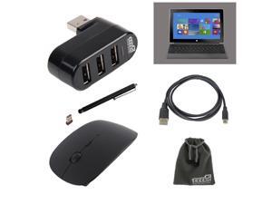 EEEKit Starter Kit 5-in-1 for Microsoft Surface RT / 2, 3 Port USB 2.0 Hub+2.4G Wireless Optical Mouse+Micro HDMI to HDMI Cable + Touch Screen Stylus Pen + EEEKit Gift Pouch Bag for Free(6.5*4 Inch) EEEKit Starter Kit 5-in-1 for Microsoft Surface RT / 2, 3 Port USB 2.0 Hub+2.4G Wireless Optical Mouse+Micro HDMI to HDMI Cable + Touch Screen Stylus Pen + EEEKit Gift Pouch Bag for Free(6.5*4 Inch)