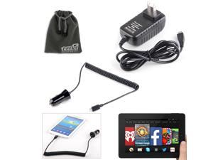 EEEKit Charger Kit for Fire HD 6/7 Samsung Tablet Micro USB Car/AC Wall Charger EEEKit Charger Kit for Fire HD 6/7 Samsung Tablet Micro USB Car/AC Wall Charger