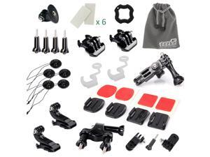 EEEKit for GoPro Hero 4/3+/3/2/1 Hero4 Black/Silver,Grab Tripod Mount Kit Bundle EEEKit for GoPro Hero 4/3+/3/2/1 Hero4 Black/Silver,Grab Tripod Mount Kit Bundle