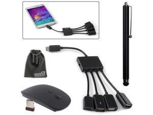 EEEKit 4-in-1 Kit Micro USB Host OTG Hub Adapter Cable + Wireless Optical Mouses + Stylus Pen for Samsung Galaxy S3/S4/S5/Note 2/Note 3/Note 4/ Dell Venue 8/8Pro Samsung Note 10.1 2014/Pro 12.2 EEEKit 4-in-1 Kit Micro USB Host OTG Hub Adapter Cable + Wireless Optical Mouses + Stylus Pen for Samsung Galaxy S3/S4/S5/Note 2/Note 3/Note 4/ Dell Venue 8/8Pro Samsung Note 10.1 2014/Pro 12.2