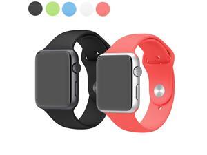 EEEKit 2-in-1 Bundle For Apple Watch 42mm Iwatch all Version, 2 Packs Soft Silicon Replacement Watch Band Strap Bracelet With Watch Band Adapter EEEKit 2-in-1 Bundle For Apple Watch 42mm Iwatch all Version, 2 Packs Soft Silicon Replacement Watch Band Strap Bracelet With Watch Band Adapter