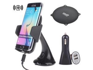 EEEKit Wireless charging Solution Kit for Phone Samsung Galaxy S7/S7 Edge/S6 /S6 edge/S6 edge plus/Note 5, Qi Wireless Car Charger Holder Mount Dock EEEKit Wireless charging Solution Kit for Phone Samsung Galaxy S7/S7 Edge/S6 /S6 edge/S6 edge plus/Note 5, Qi Wireless Car Charger Holder Mount Dock