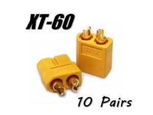 Lots 10 Pairs (20pcs) XT-60 Male Female Bullet Connectors RC Hobby Battery Plugs Lots 10 Pairs (20pcs) XT-60 Male Female Bullet Connectors RC Hobby Battery Plugs