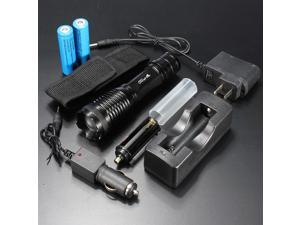 UltraFire 1800LM CREE XML T6 LED Zoomable Flashlight Torch Lamp 18650 Battery + AC Car Charger Set UltraFire 1800LM CREE XML T6 LED Zoomable Flashlight Torch Lamp 18650 Battery + AC Car Charger Set