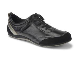 Vionic Willa Womens Sleek Leather Casual Walker Black Vionic Willa Womens Sleek Leather Casual Walker Black