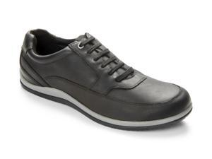 Vionic Branxton Leather Lace-up Casual Mens shoe Black Vionic Branxton Leather Lace-up Casual Mens shoe Black