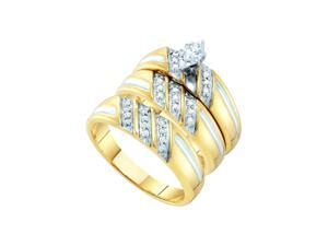 0.29 Carat Diamond Ladies Fashion Trio Set Ring in 10k White Gold 0.29 Carat Diamond Ladies Fashion Trio Set Ring in 10k White Gold
