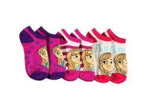 Disney Frozen Ice Queen Size 4-6 Ankle Socks 3-Pack Disney Frozen Ice Queen Size 4-6 Ankle Socks 3-Pack