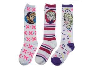 Disney Frozen Knee High Size 6-8 Socks 3 pack - Red/Purple/Pink Disney Frozen Knee High Size 6-8 Socks 3 pack - Red/Purple/Pink