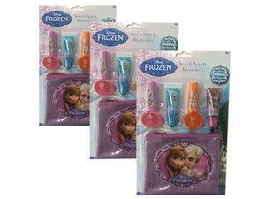 Disney Frozen Nail Polish and Lip Gloss set with Zipper Pouch - 3 pack Disney Frozen Nail Polish and Lip Gloss set with Zipper Pouch - 3 pack
