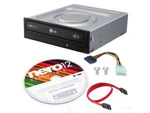 LG GH24NSC0 DVD Rewriter 24X Speed + Nero12 Software + SATA Cable Kit LG GH24NSC0 DVD Rewriter 24X Speed + Nero12 Software + SATA Cable Kit