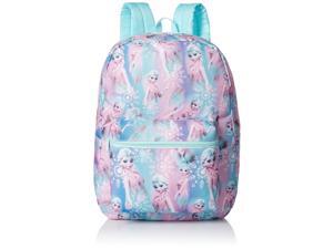Disney FZ27563-SC-BL Girls' Frozen Elsa Print Backpack Disney FZ27563-SC-BL Girls' Frozen Elsa Print Backpack