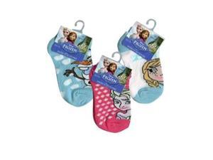 Disney Frozen Anklets Socks 4-6 on Header Card Disney Frozen Anklets Socks 4-6 on Header Card